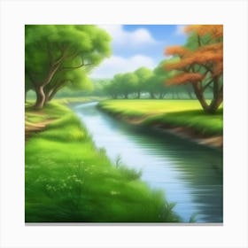 Landscape Painting 185 Canvas Print