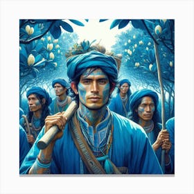 Sujisaketi Men Canvas Print