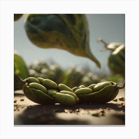 Green Peas 3 Canvas Print