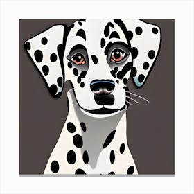 Cute Dalmatian Canvas Print