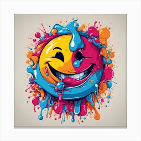 Smiley Face 1 Canvas Print