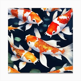 Koi Fish print 2 Canvas Print