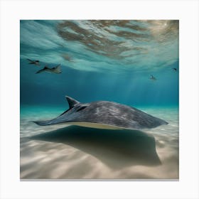 Stingray Canvas Print