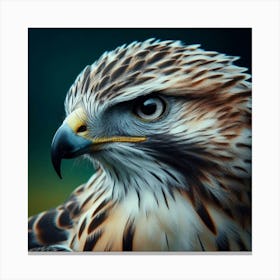 Hawk Close-Up Canvas Print