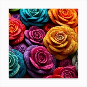 Colorful Roses 17 Canvas Print