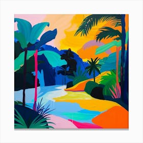 Abstract Travel Collection Suriname Canvas Print