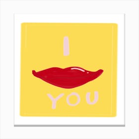 I💋you Canvas Print