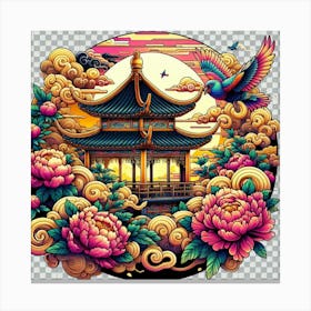 Chinese Pagoda 2 Canvas Print