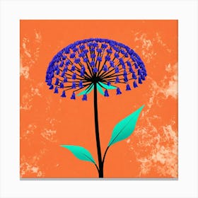 Blue Flower 17 Canvas Print