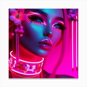 Neon Art 2 Canvas Print