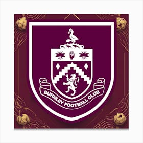 Burnley F.C Logo Wall Art 22 Canvas Print