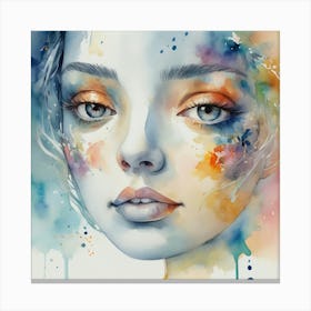 Watercolor Painting Art Print 8 Canvas Print