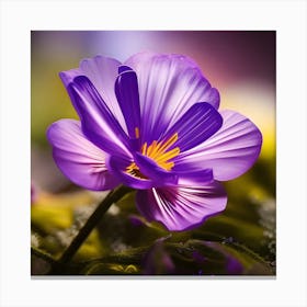 Purple Flower Canvas Print