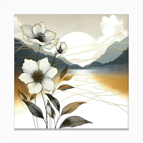 Flowers In The Sky 2 Canvas Print