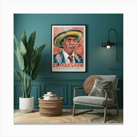 El Maestro Mexican Exhibition Poster Art Print Ill Tdnijfaeqnoby0izlqddkq Vl Kifjts0kqw1nar5xlnq Canvas Print