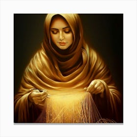 Muslim Woman Canvas Print