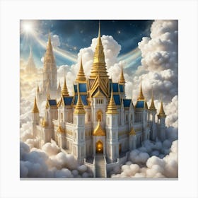 Castle In The Clouds 26 Canvas Print