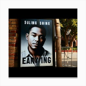 Suling Shine Earringing Canvas Print