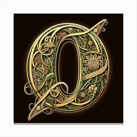 Letter O Canvas Print