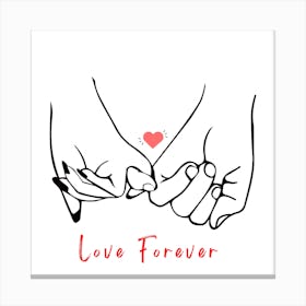 Love Forever Canvas Print