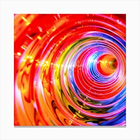 Traveling with the speed of Light Canvas Print