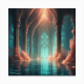 Underwater Palace 6 Canvas Print