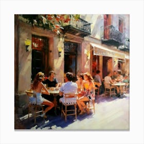'The Cafe' Canvas Print