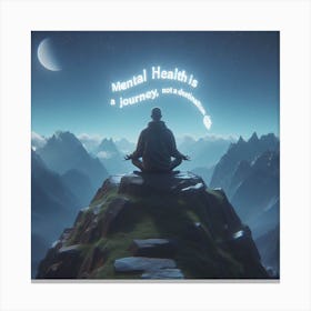 Mental Health Journey Canvas Print