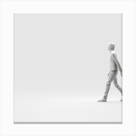 Man Walking Canvas Print