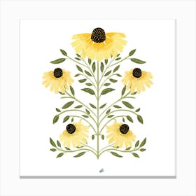 Yellow Daisies Canvas Print