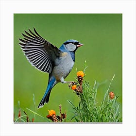 Blue Tit 11 Canvas Print