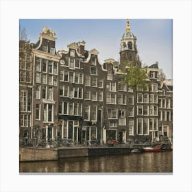 Amsterdam Canals 2 Canvas Print