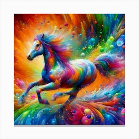 Colorful Horse 2 Canvas Print