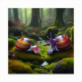 Alien Snails 9 Canvas Print