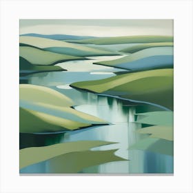 'River' 6 Canvas Print