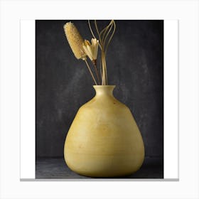 Yellow Vase Canvas Print