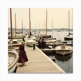 The Old Marina ~Reimagined 83 Canvas Print