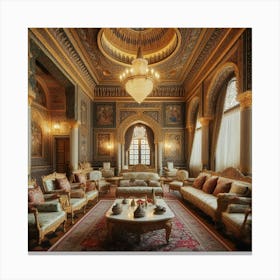 Palace Living Room 1 Canvas Print