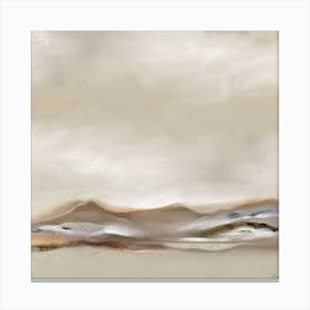 Desert View Square Canvas Print