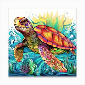 Sea Turtle 9 Canvas Print