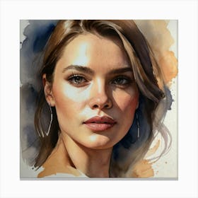 Portrait Of A Woman Canvas Print