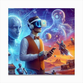 Vr Headsets 2 Canvas Print