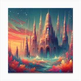 Underwater Palace 5 1 Canvas Print