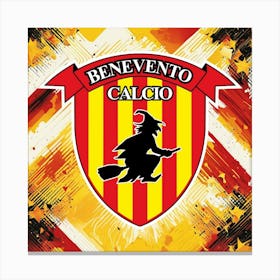 Benevento Calcio Logo Wall Art 19 Canvas Print