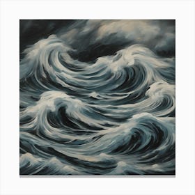 Stormy Seas 8 Canvas Print