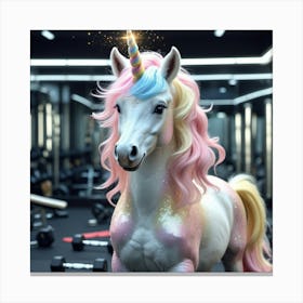 Leonardo Phoenix 10 A Majestic Unicorn With A Shimmering Coat 2 Canvas Print