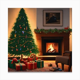 Christmas Tree 41 Canvas Print