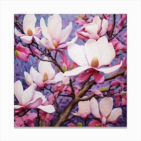 Magnolia Blossoms 1 Canvas Print