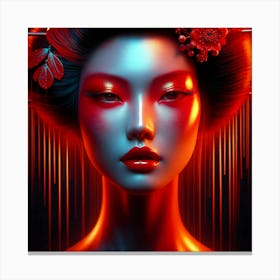 Japan Geisha Visual 110 Canvas Print