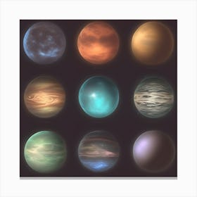 Planets of the Cosmos Canvas Print